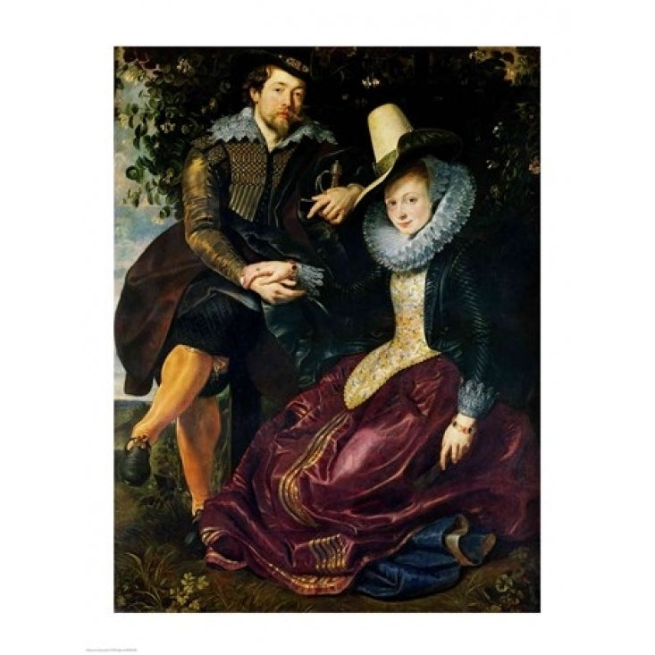 Self portrait with Isabella Brandt Poster Print by Peter Paul Rubens Image 2