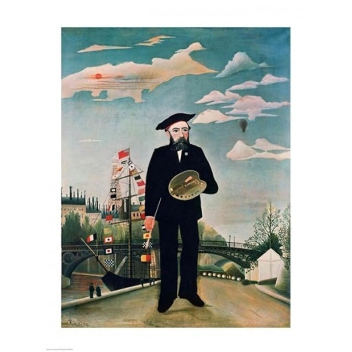 Self Portrait Poster Print by Henri Rousseau Image 1