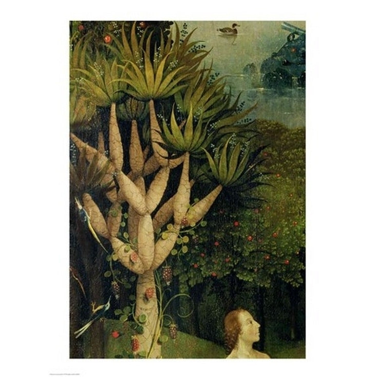 The Tree of the Knowledge of Good and Evil detail from the right panel of The Garden of Earthly Delights c.1500 Print Image 2