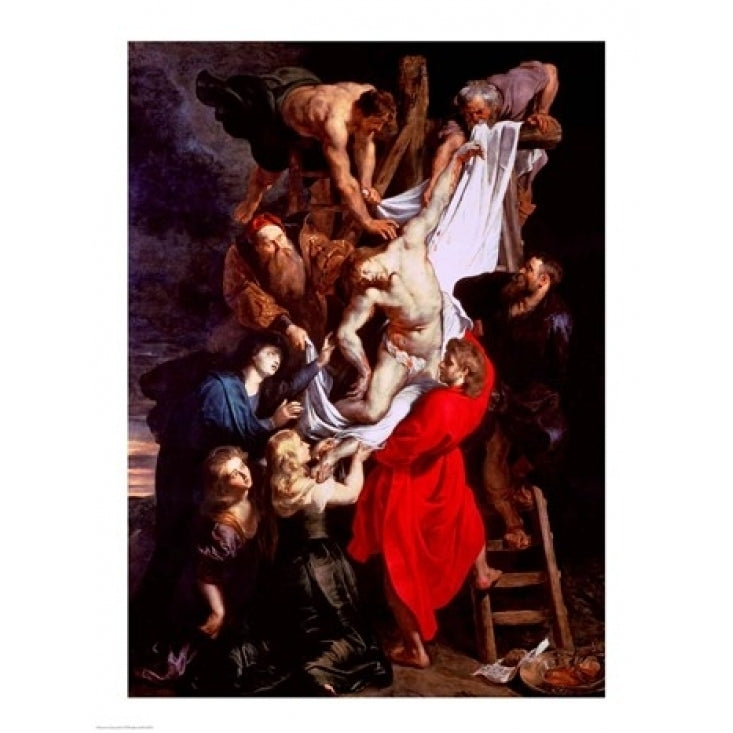 The Descent from the Cross central panel of the triptych Poster Print by Peter Paul Rubens Image 2