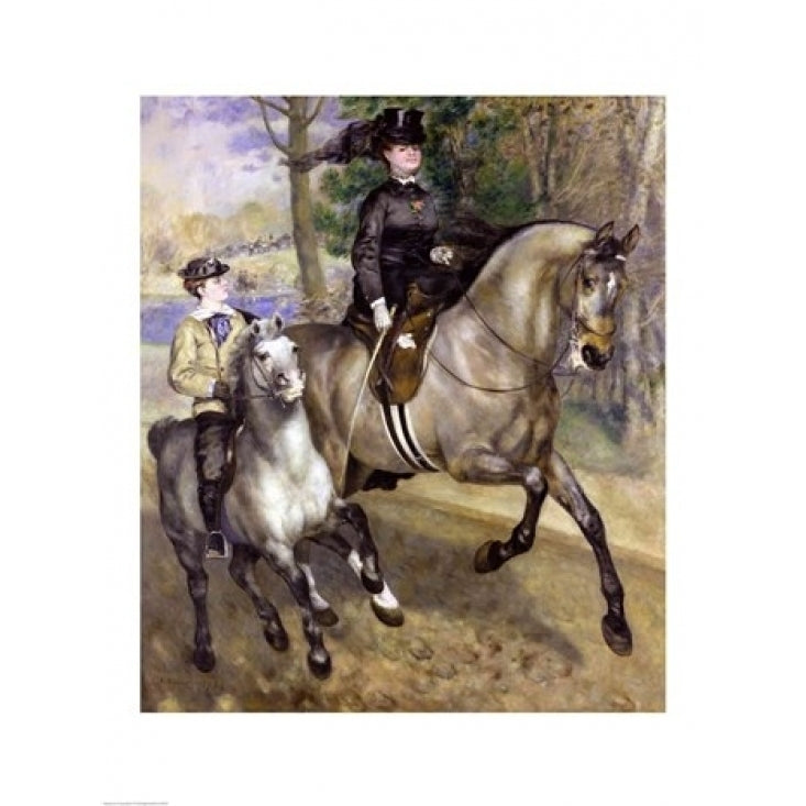 Horsewoman in the Bois de Boulogne 1873 Poster Print by Pierre-Auguste Renoir Image 2