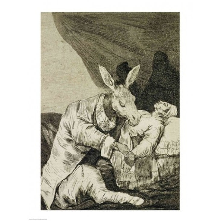 Of what ill will he die Poster Print by Francisco De Goya Image 1