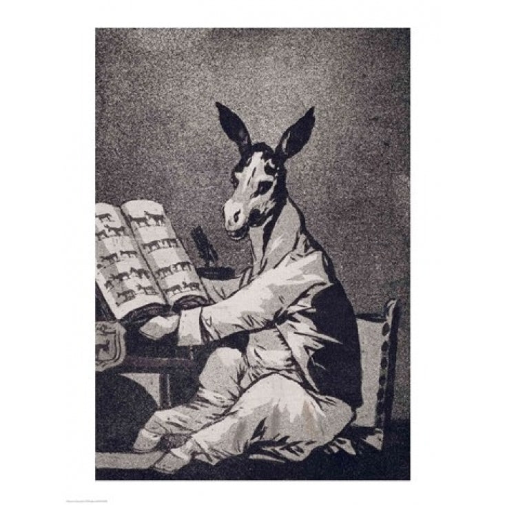 As Far back as his Grandfather Poster Print by Francisco De Goya Image 1