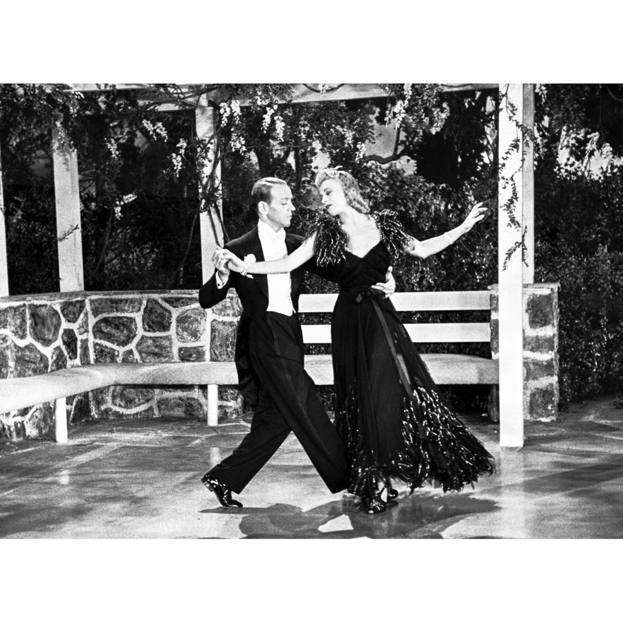 Fred Astaire and Ginger Rogers Dancing in Gazebo Photo Print Image 1