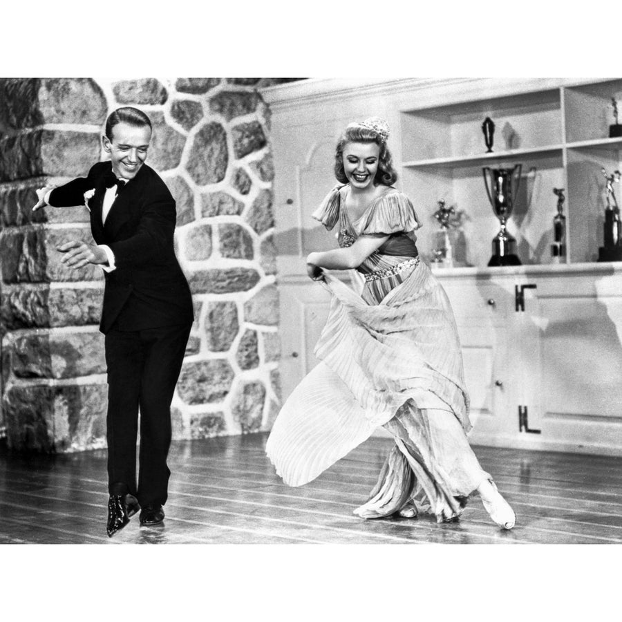 Fred Astaire and Ginger Rogers Ballroom Dancing and smiling Photo Print Image 1