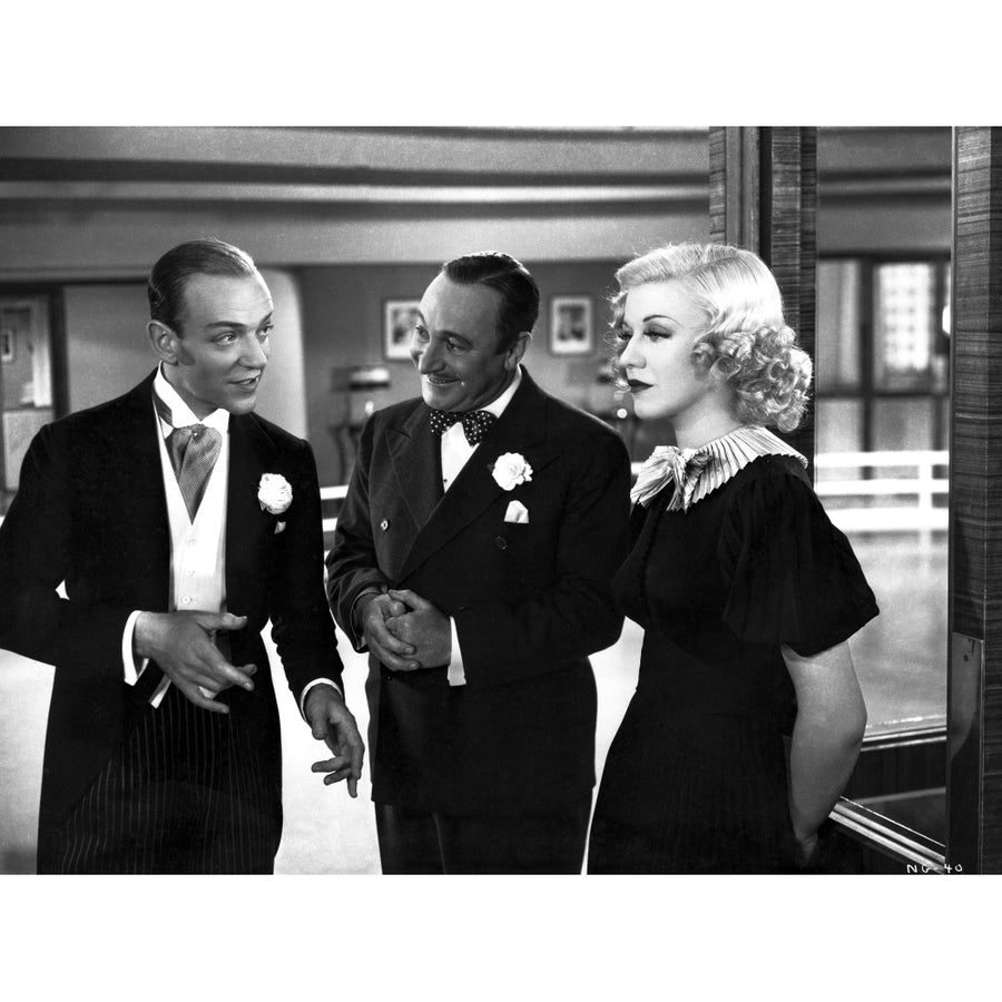 Fred Astaire and Ginger Rogers Scene from Swing Time Photo Print Image 1