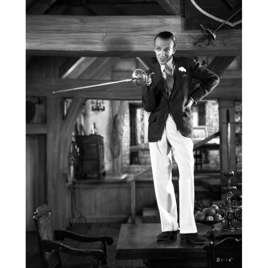 Fred Astaire smiling in Classic Portrait Photo Print Image 1