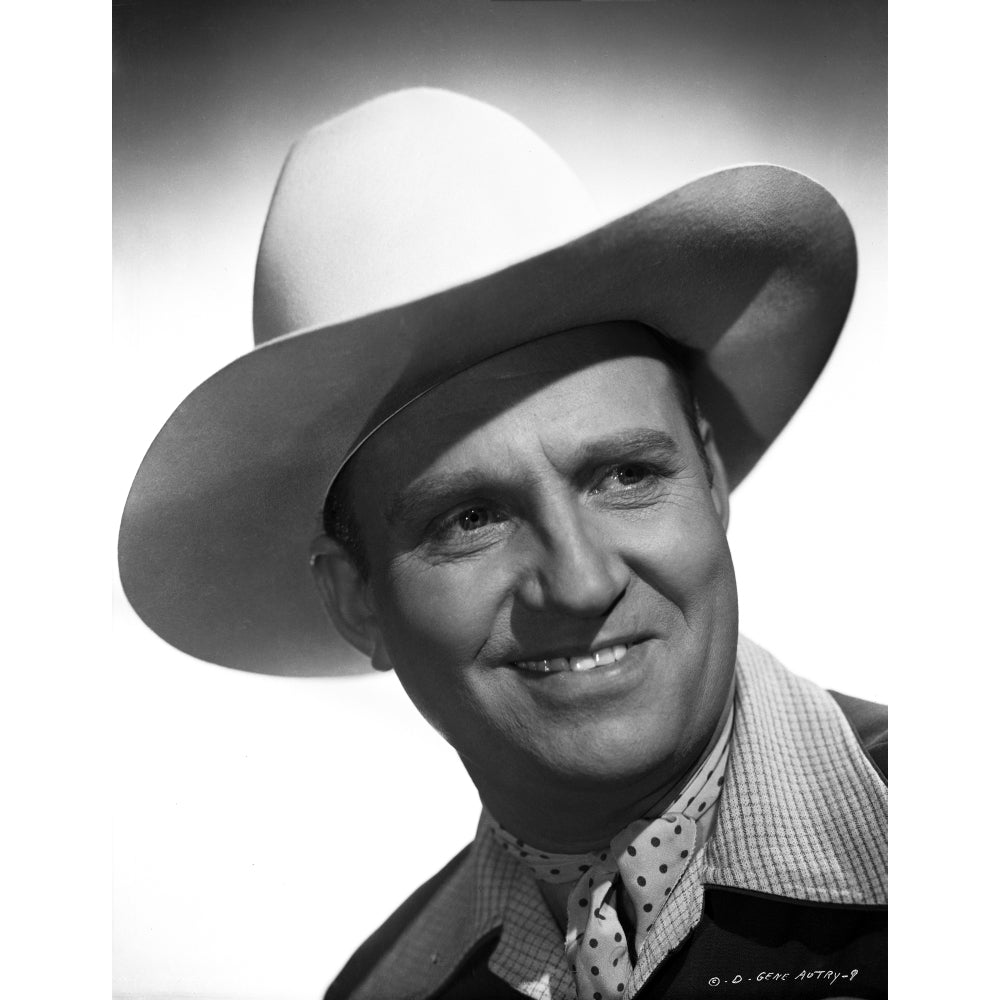 Gene Autry smiling in Cowboy Hat Photo Print Image 1