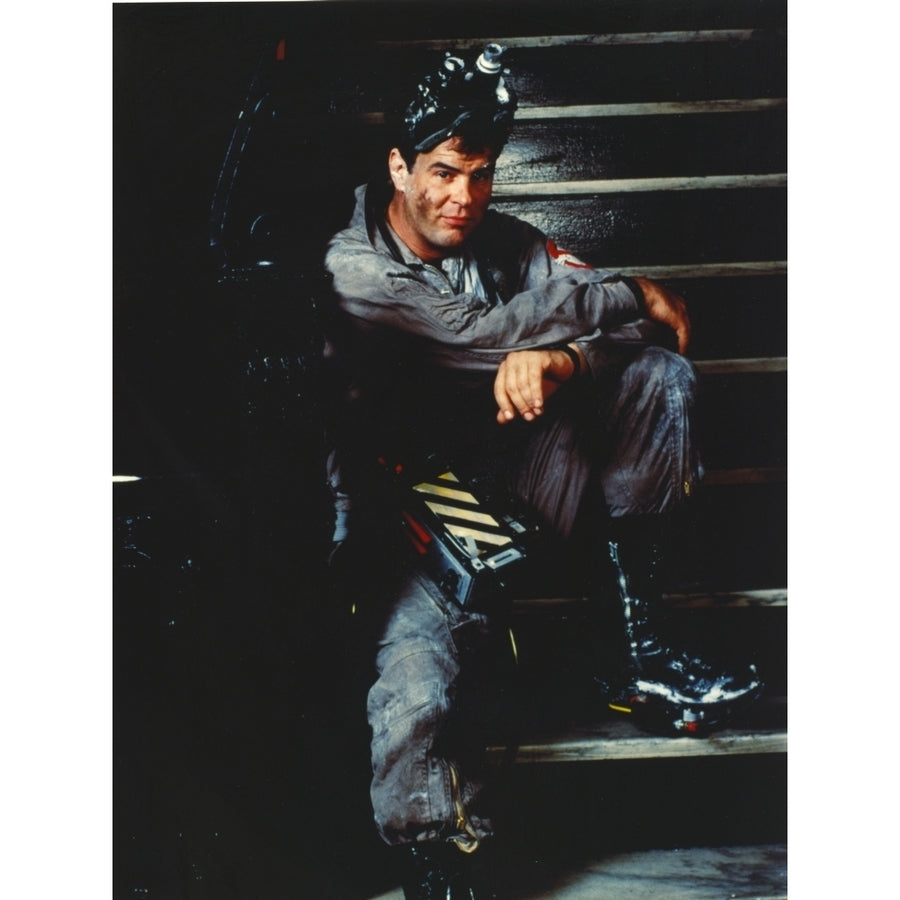 Dan Aykroyd Siting on Stairs in Classic Picture Photo Print Image 1