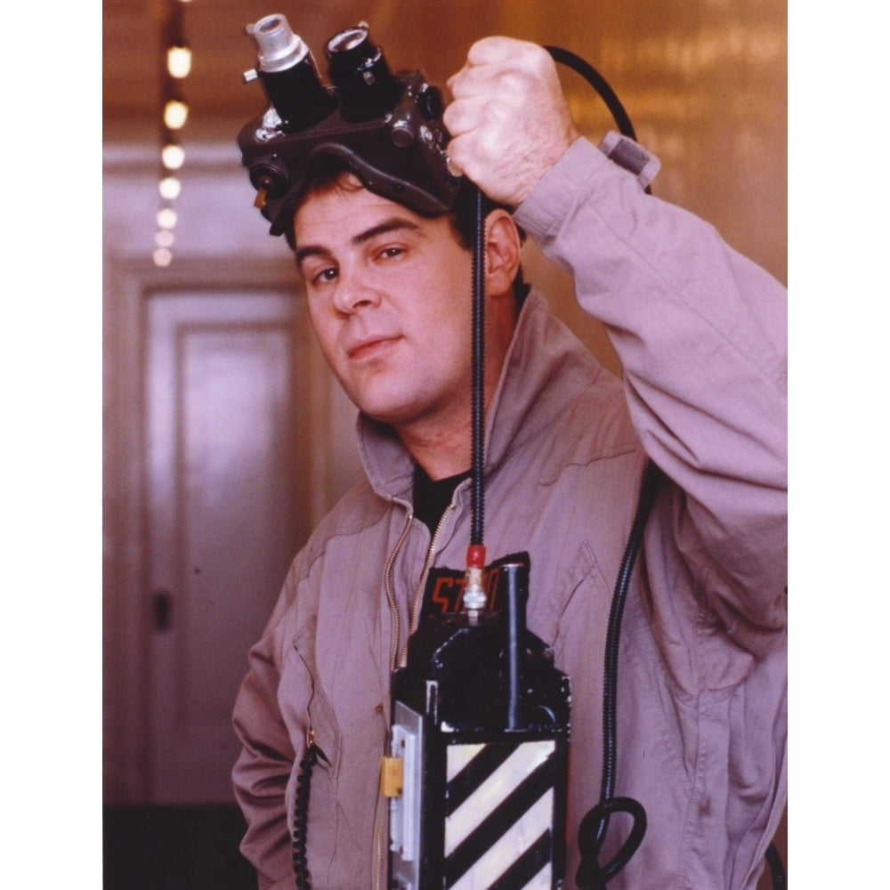 Dan Aykroyd wearing Grey Coat with Goggles Photo Print Image 1