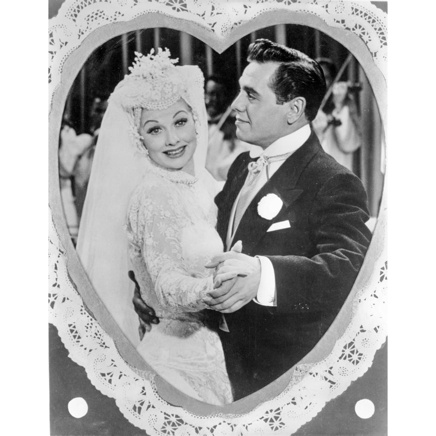 Lucille Ball and Desi Arnaz wedding portrait Photo Print Image 1