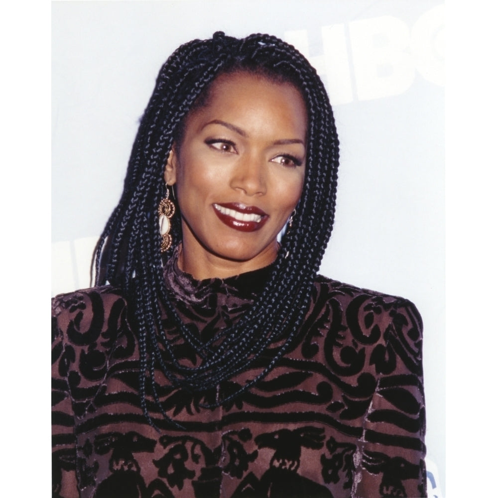 Angela Bassett Posed in See-Through Dress Photo Print Image 1