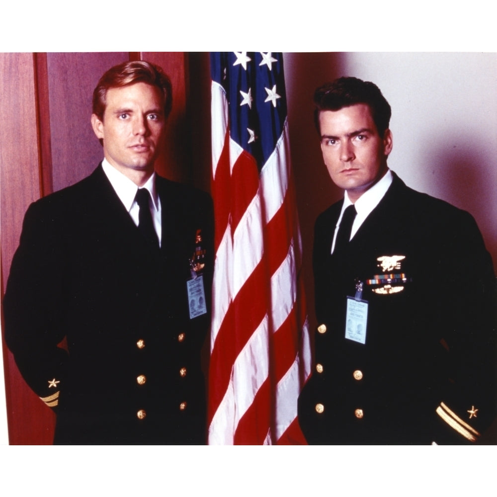 Michael Biehn Posed in Military Uniform Group Portrait Photo Print Image 1