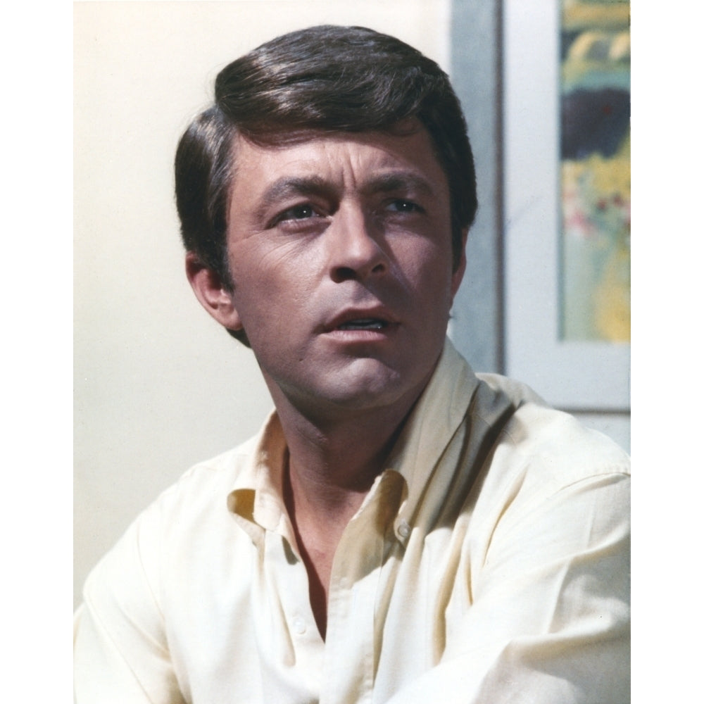 Bill Bixby Posed in Yellow Long Sleeve Portrait Photo Print Image 1