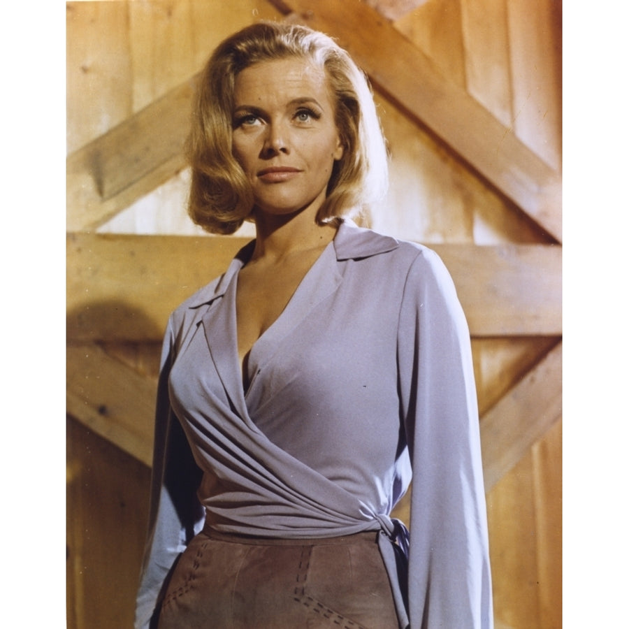 Honor Blackman Posed in Sexy Dress Photo Print Image 1