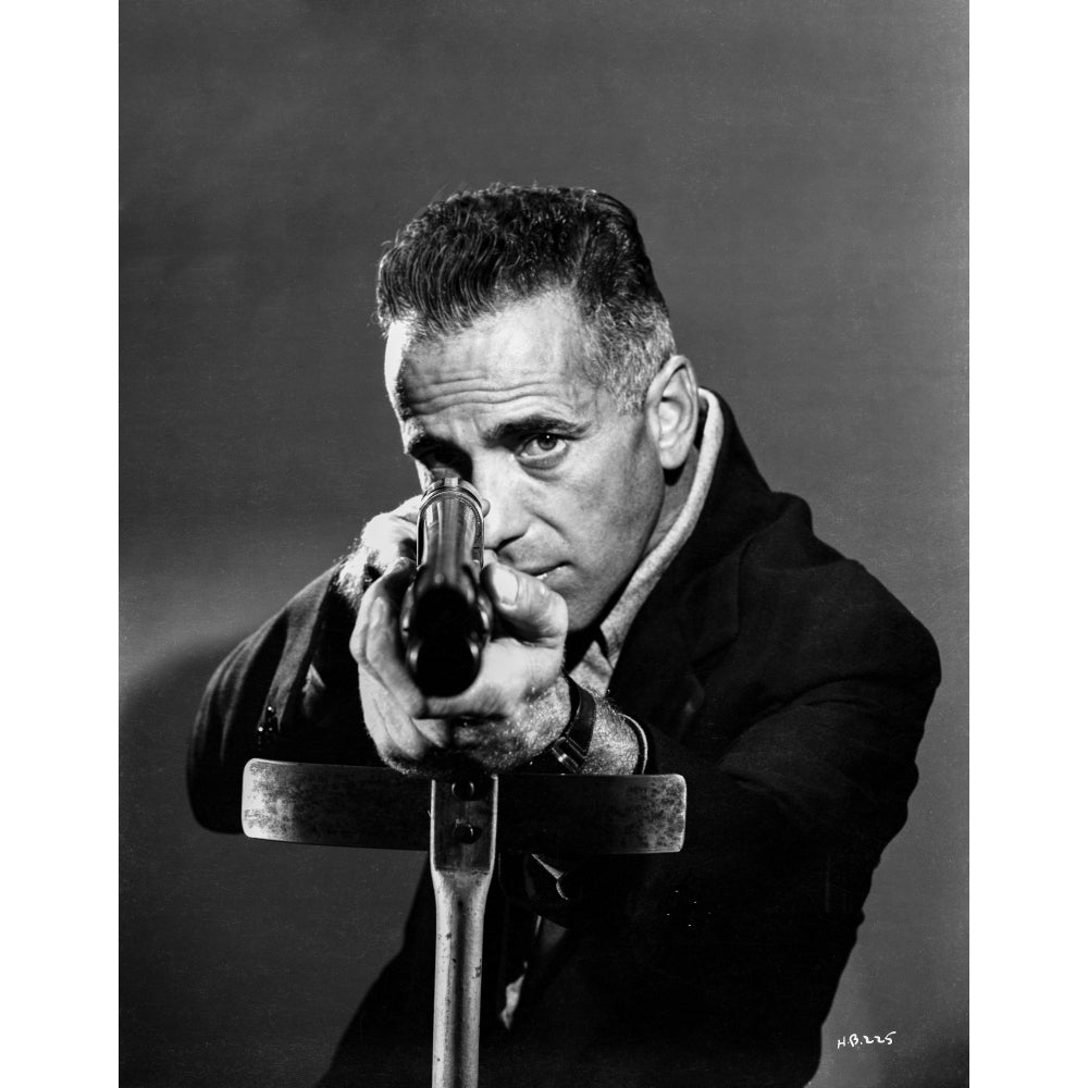 Humphrey Bogart with a shotgun Photo Print Image 1