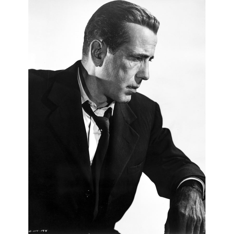 Humphrey Bogart portrait from side loose tie Photo Print Image 1