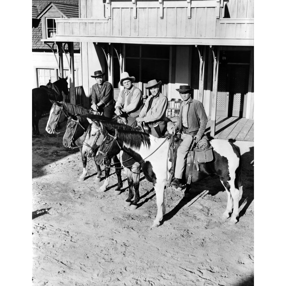 Bonanza Posed on Horse Photo Print Image 1