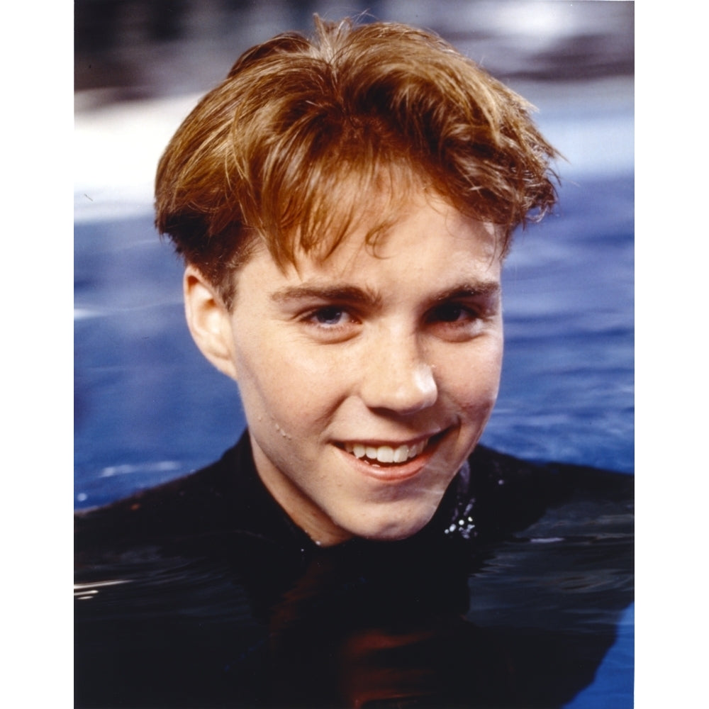 Jonathan Brandis Swimming in the Pool in a Close Up Portrait Photo Print Image 1