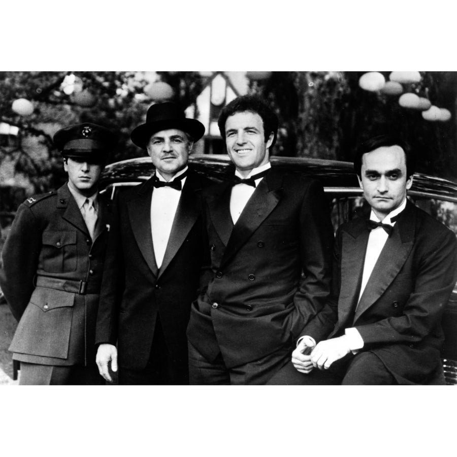 Marlon Brando James Caan Al Pacino and Jon Cazale in The Godfather Photo Print Image 1