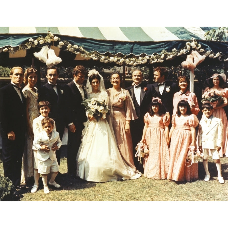 Marlon Brando in A Wedding Scene from The Godfather Photo Print Image 1