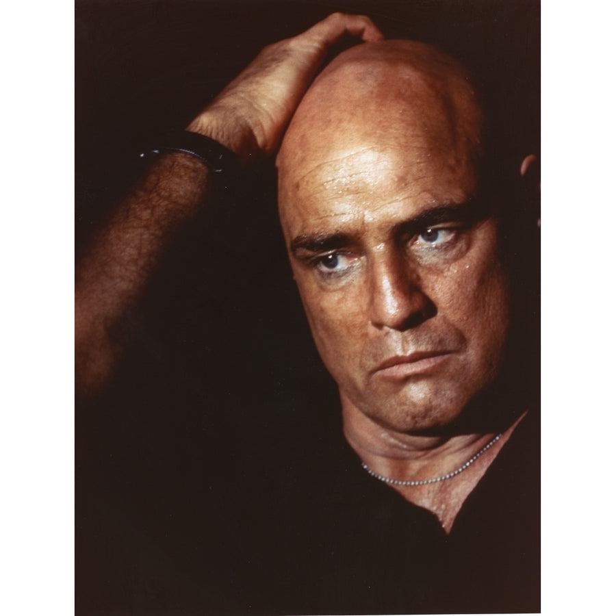 Marlon Brando with Hand on Head Movie Still From Apocalypse Now Photo Print Image 1