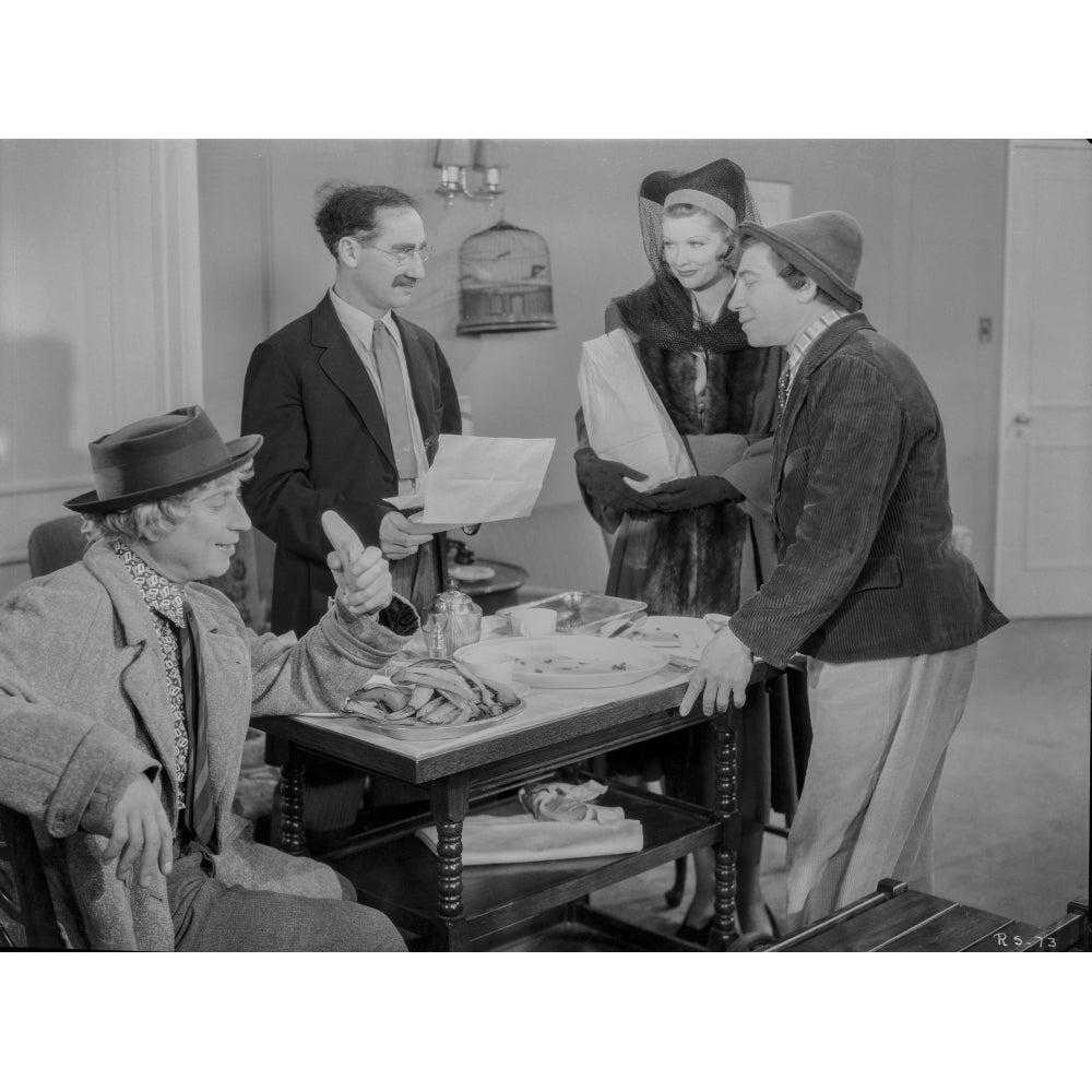 The Marx Brothers and Lucille Ball in Room Service Photo Print Image 1