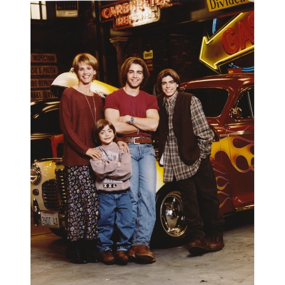 Brotherly Love Cast Posed with Vehicles Photo Print Image 1