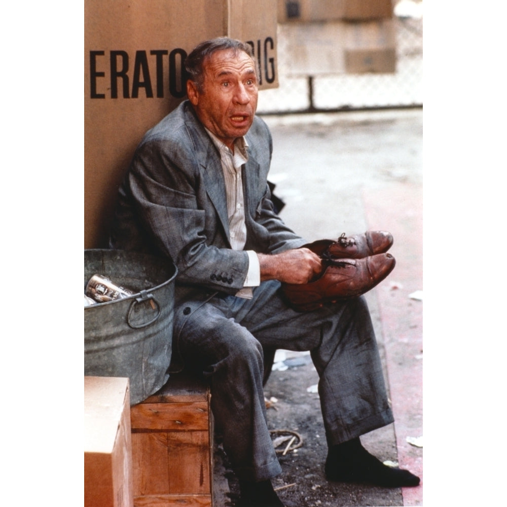 Mel Brooks Portrait in Blue Suit Photo Print Image 1