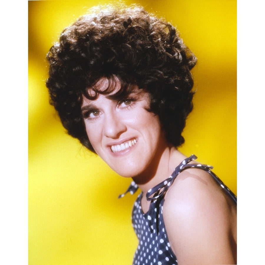 Ruth Buzzi smiling in Yellow Background Portrait Photo Print Image 1