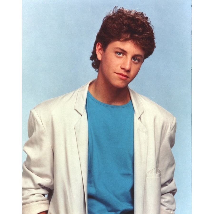 Kirk Cameron in White Coat Skyblue Background Portrait Photo Print Image 1