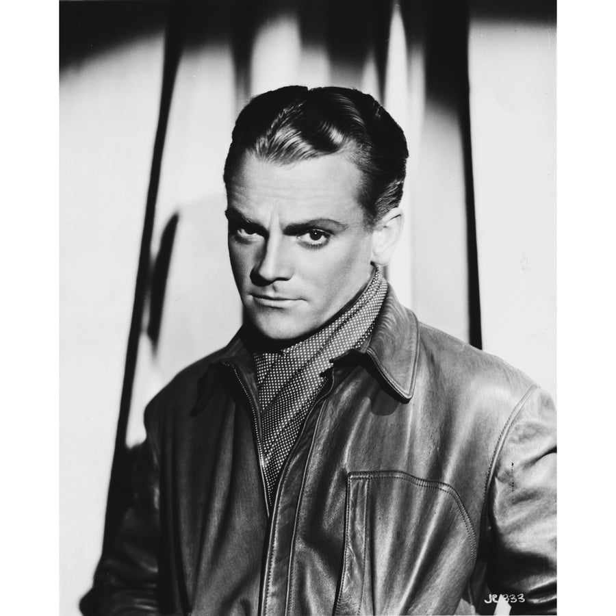 James Cagney wearing a leather jacket Photo Print Image 1