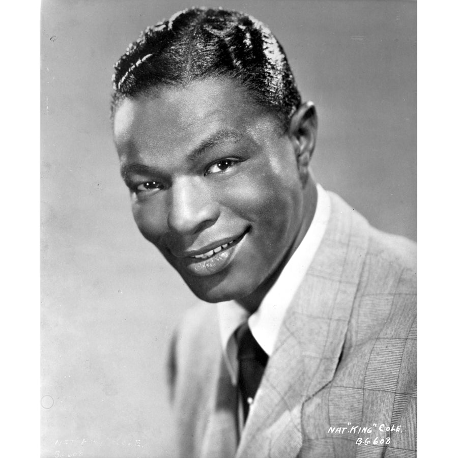 Nat King Cole smiling Photo Print Image 1