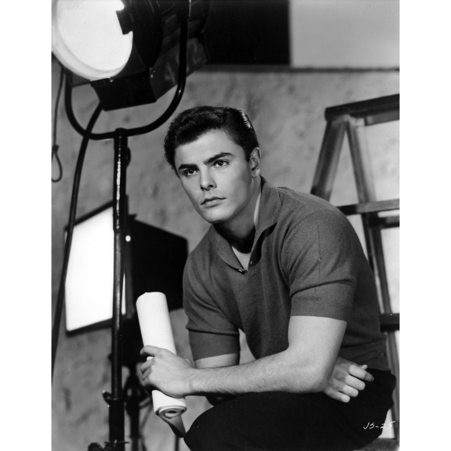 John Saxon with a light Photo Print Image 1