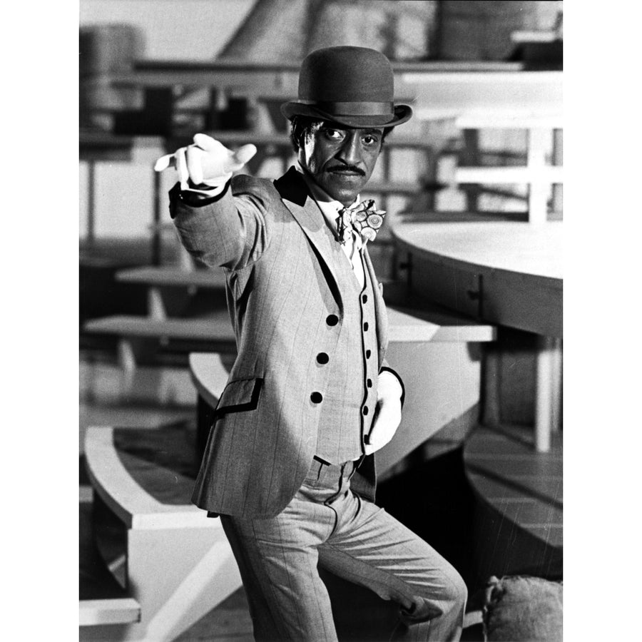 Sammy Davis Jr in a bowler hat and suit Photo Print Image 1