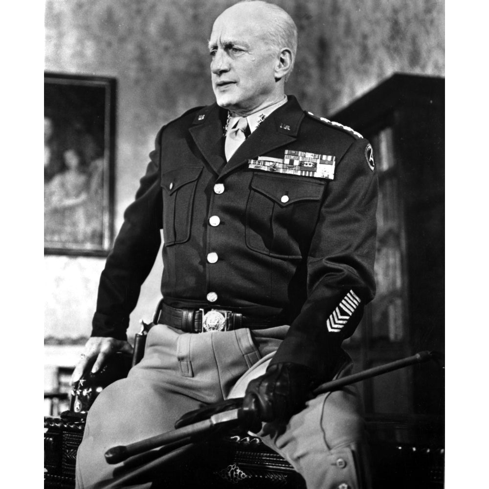 George C Scott in military uniform Photo Print Image 1