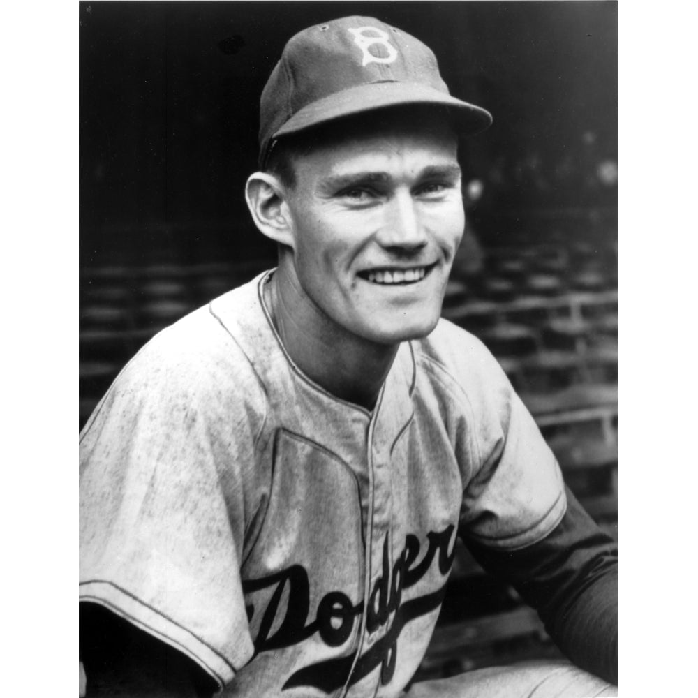 Chuck Connors in a baseball uniform Photo Print Image 1