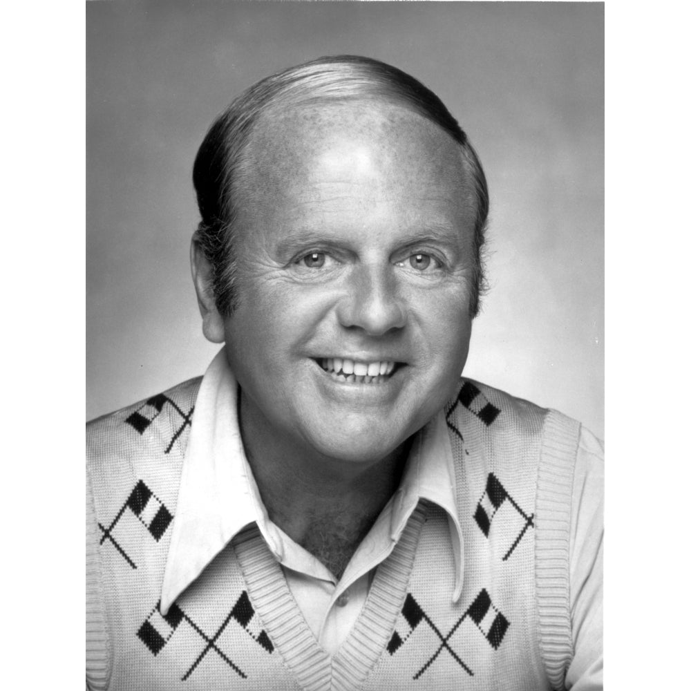 Portrait Dick Van Patten wearing a sweater vest Photo Print Image 1