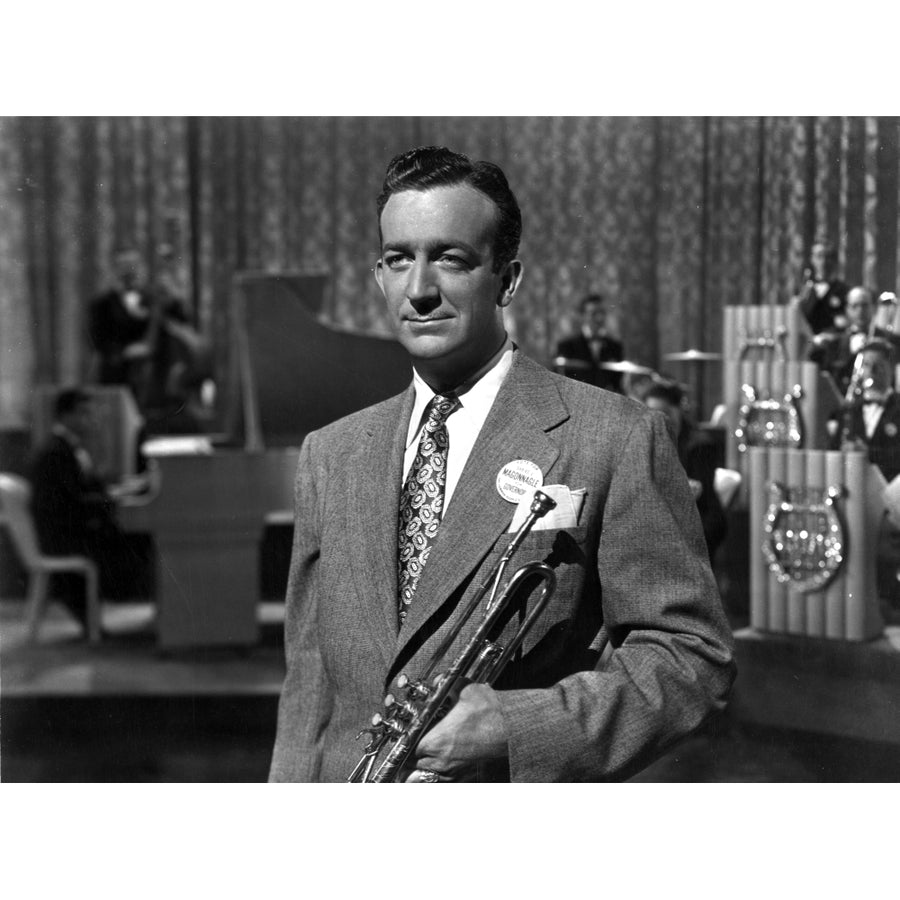 Harry James on stage with trumpet Photo Print Image 1