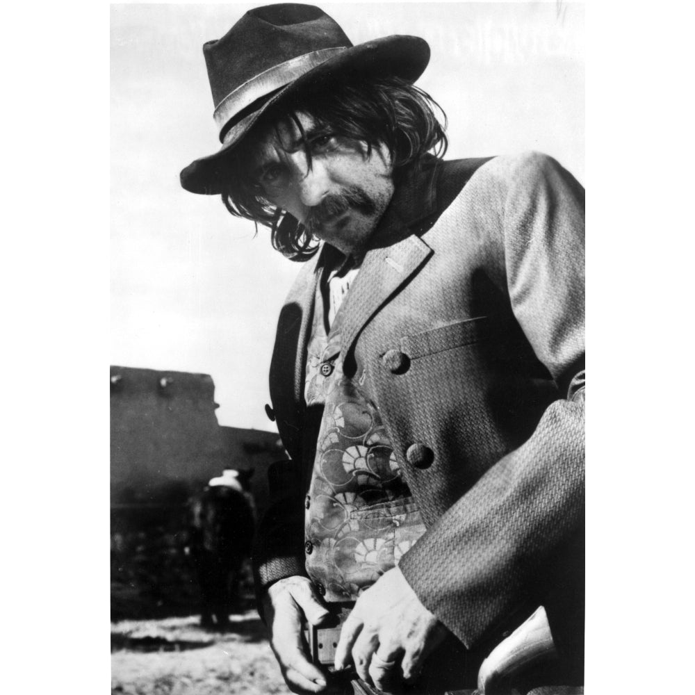 Dennis Hopper wearing a cowboy costume outdoors Photo Print Image 1