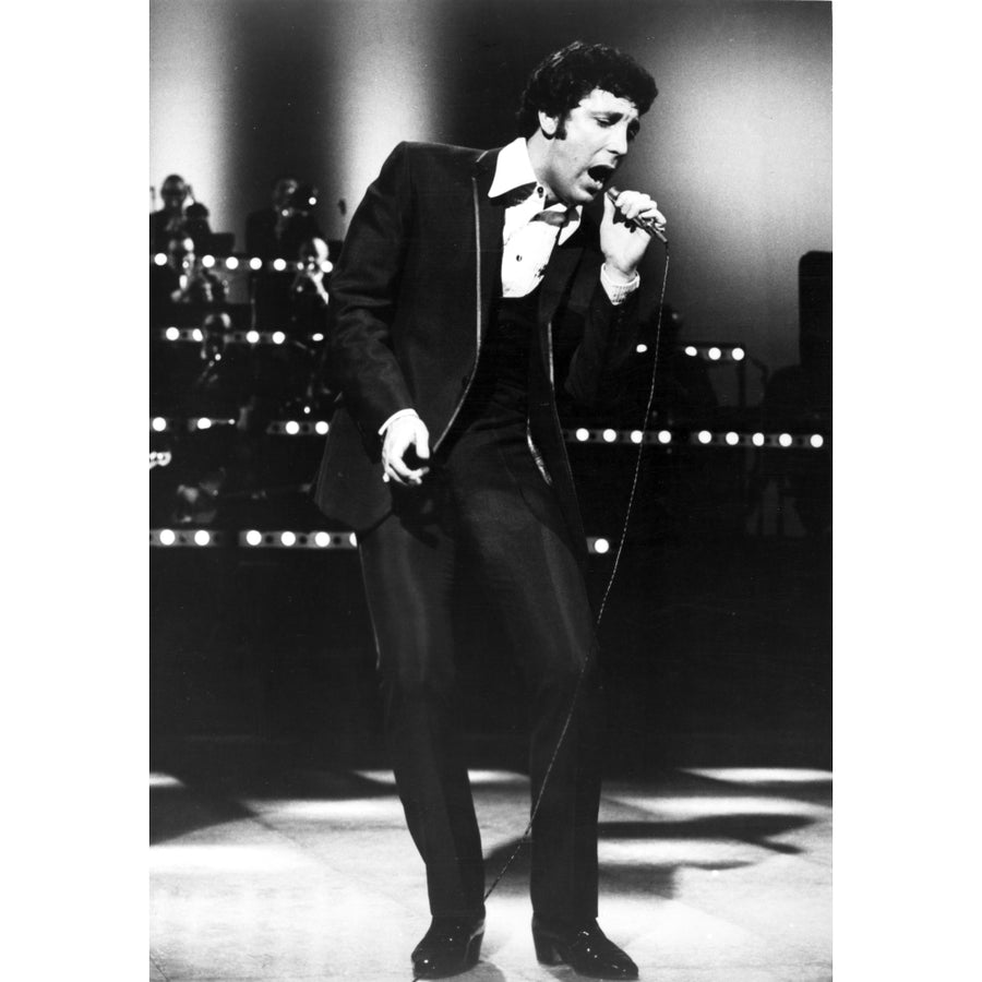 Tom Jones singing Photo Print Image 1