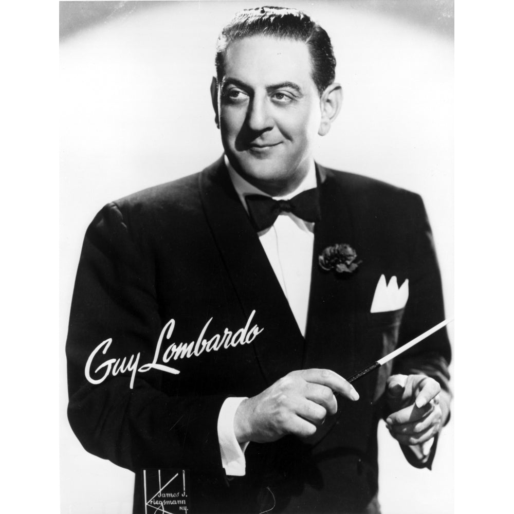 Signed Guy Lombardo Photo Print Image 1