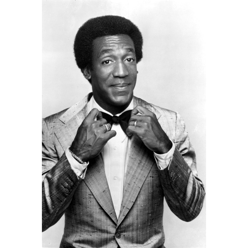 Bill Cosby adjusting his bow tie Photo Print Image 1