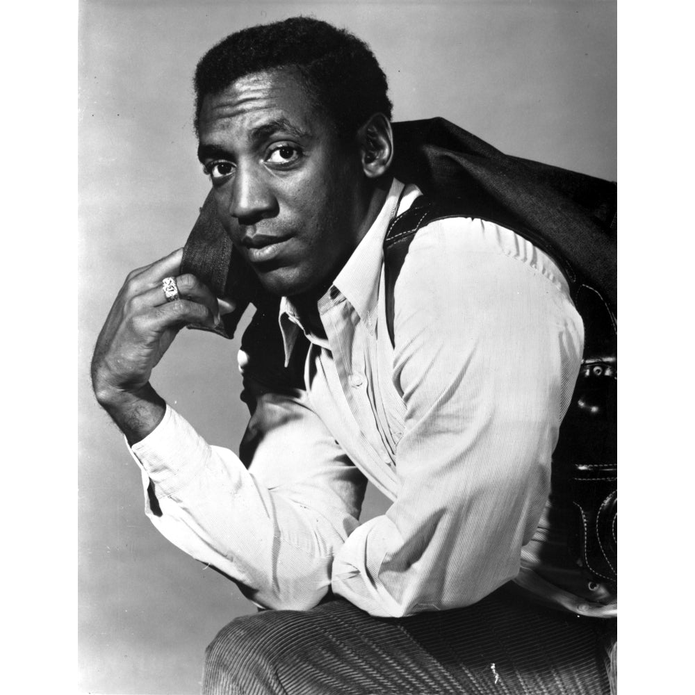 Bill Cosby with his jacket over his shoulder Photo Print Image 1