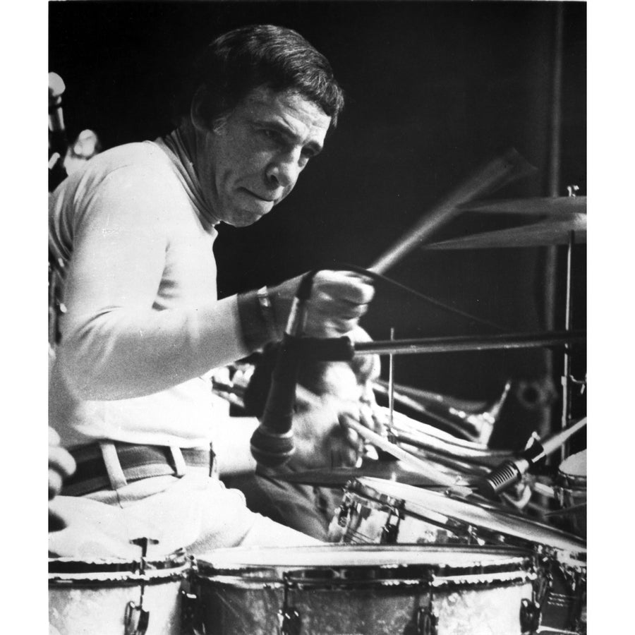 Buddy Rich playing the drums Photo Print Image 1