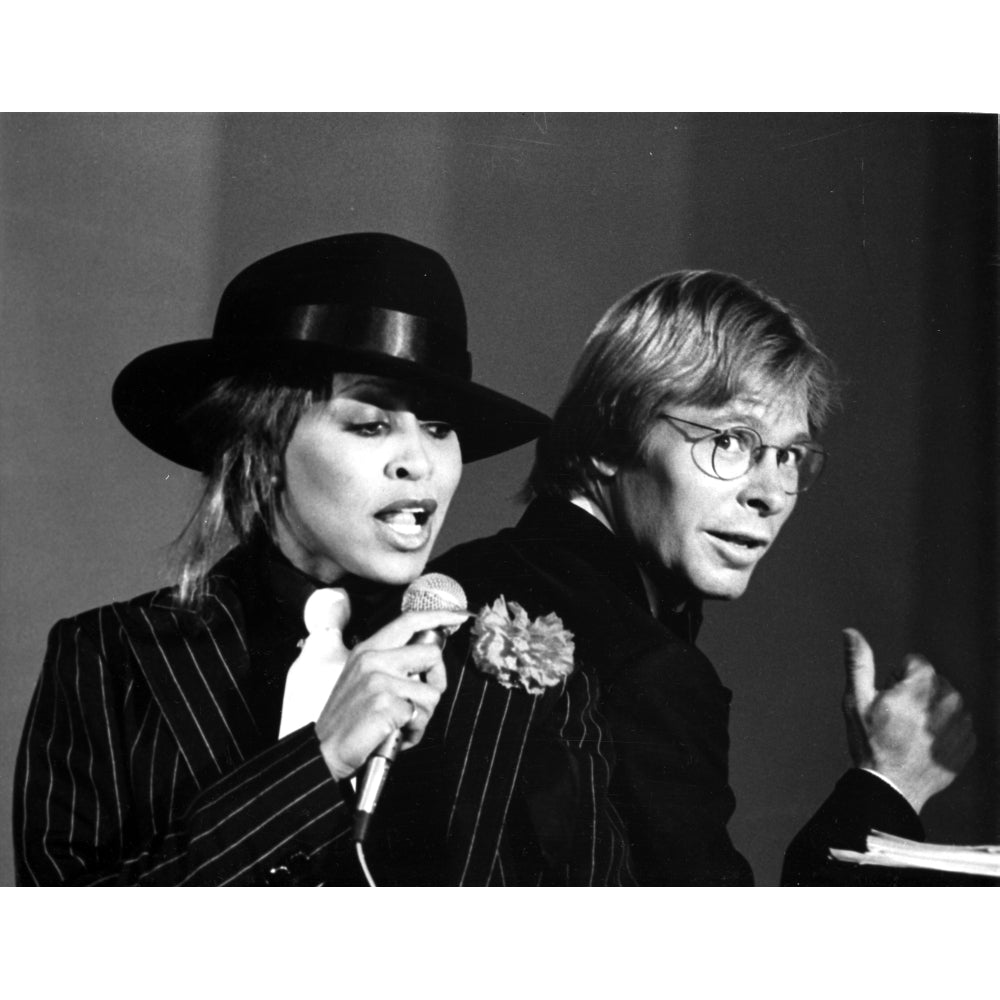 John Denver and Tina Turner performing Photo Print Image 1