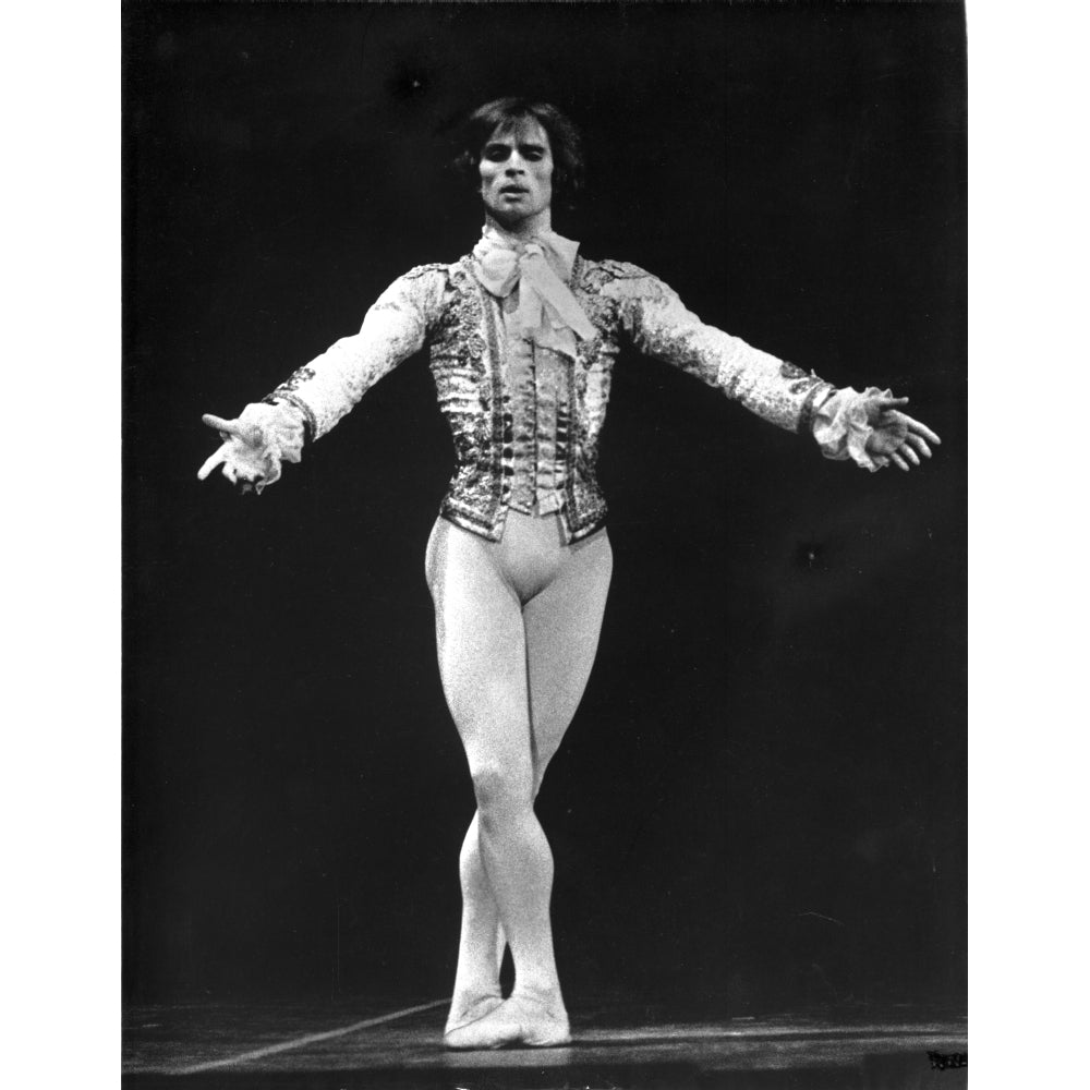 Rudolph Nureyev with arms outstretched Photo Print Image 1