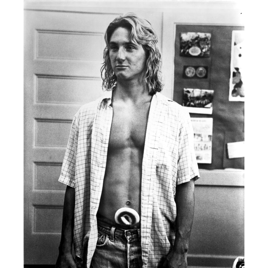 Sean Penn with an open shirt Photo Print Image 1