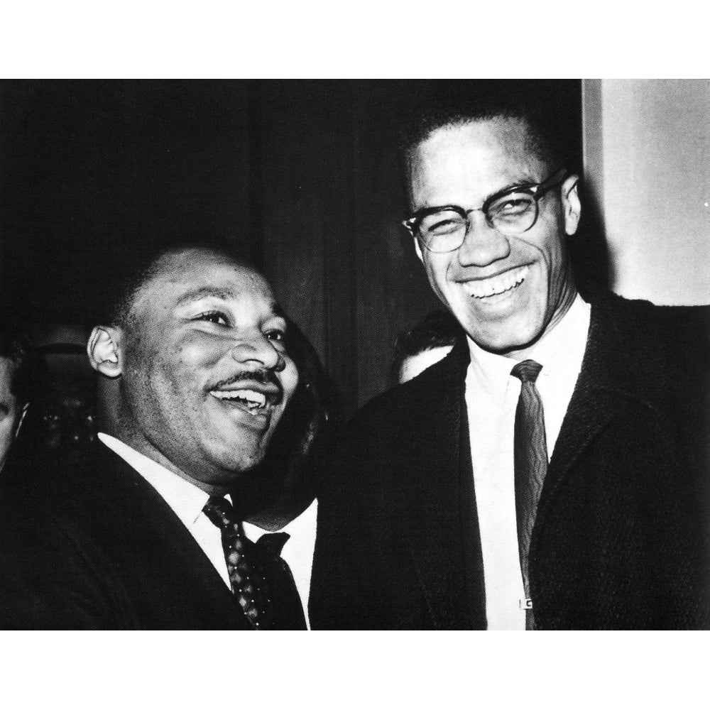 Martin Luther King Jr and Malcolm X Photo Print Image 1