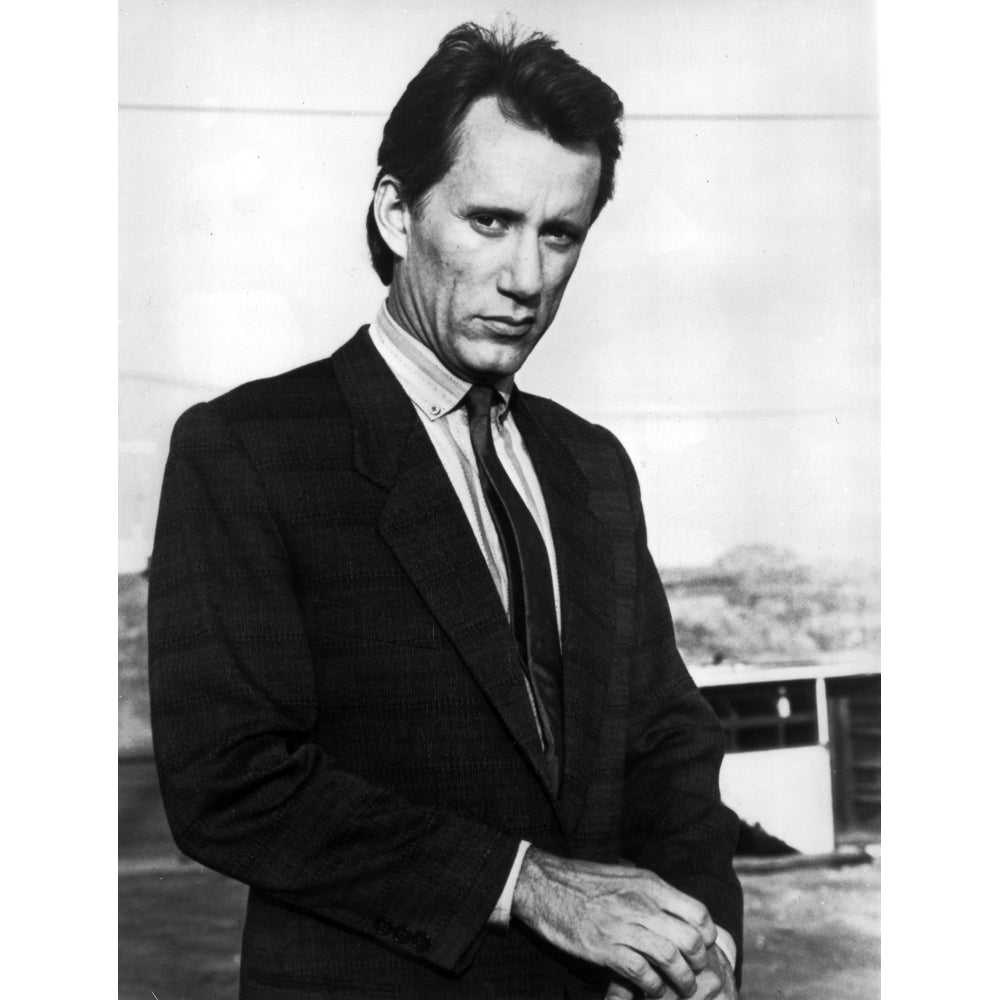 James Woods wearing a suit outdoors Photo Print Image 1